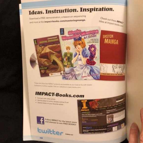 MASTERING MANGA WITH MARK CRILLEY - NWT - 30 DRAWING LESSONS AKIK- IMPACT - #230 - Picture 8 of 9